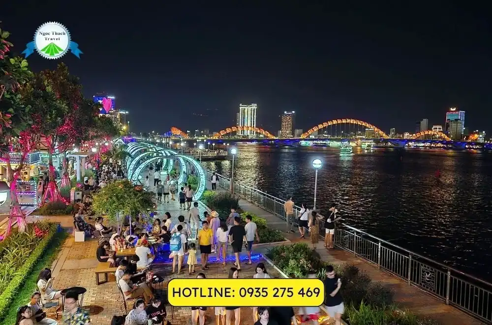 Phố Đi Bộ Bạch Đằng Đà Nẵng: Đi Dạo, Check-in Và Trải Nghiệm Về Đêm