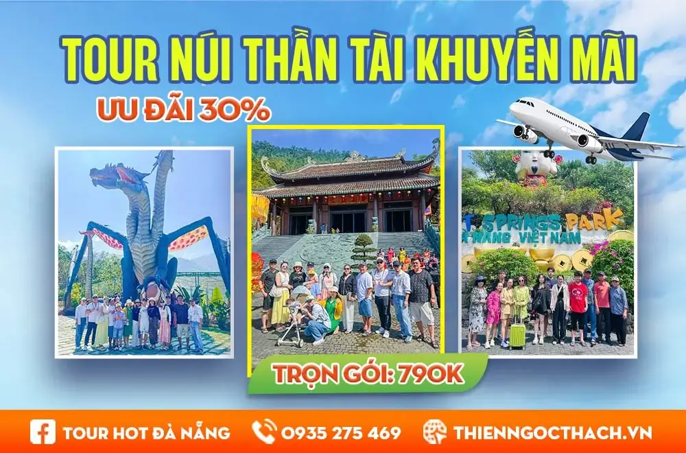 Tour Núi Thần Tài 1 Ngày Đà Nẵng Siêu Khuyến Mãi 35% | NGỌC THẠCH TRAVEL