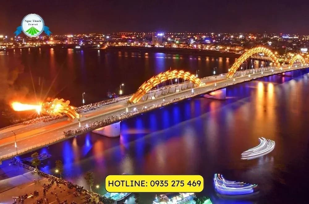 Cầu Rồng Biểu Tượng Rực Lửa Số 1 Giữa Lòng Đà Nẵng