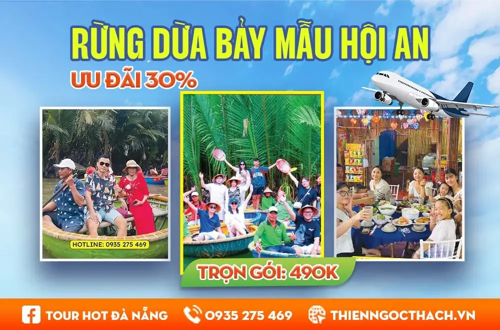 Tour Rừng Dừa Bảy Mẫu Hội An Giá Rẻ Nhất 2026 | NGỌC THẠCH TRAVEL