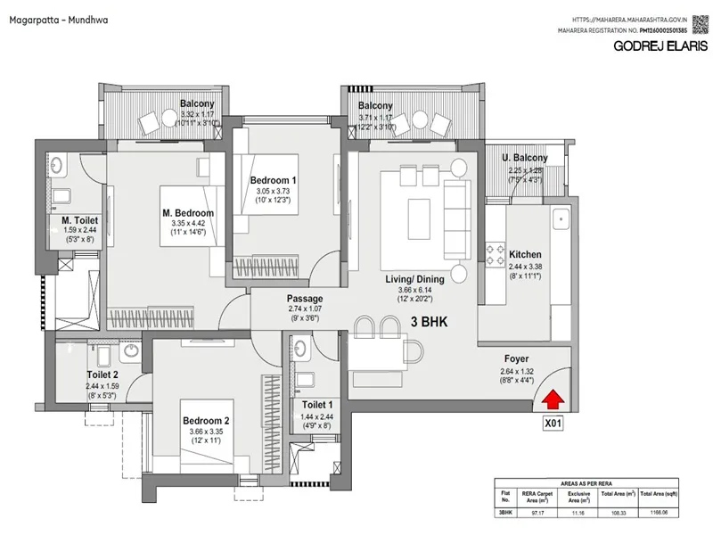 Godrej Elaris Floor Plan 