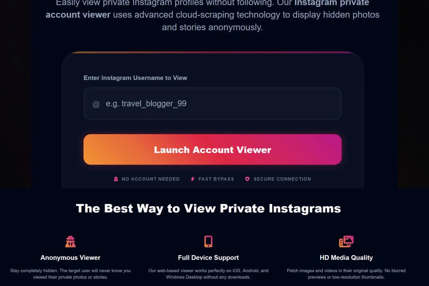anonymous instagram story viewer private account