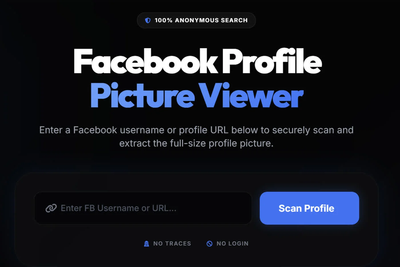 Facebook Private Profile Picture Viewer 