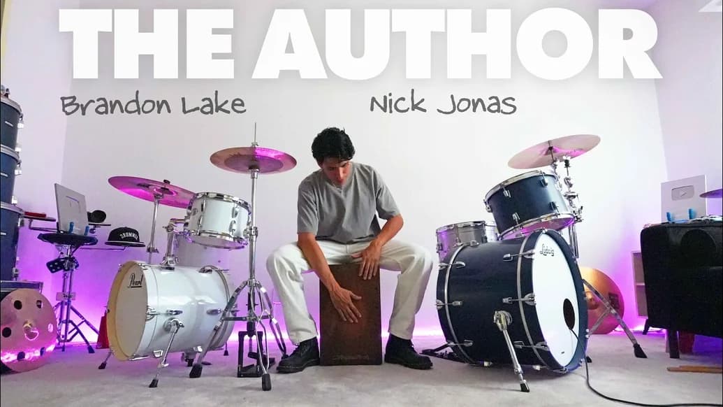 THE AUTHOR - Brandon Lake, Nick Jonas (*DRUM COVER*)