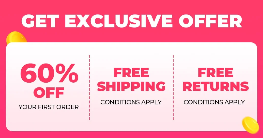 60% OFF 🤍 Search 6DUP7MG on the SHEIN App or 🌟 Click the link to get started!