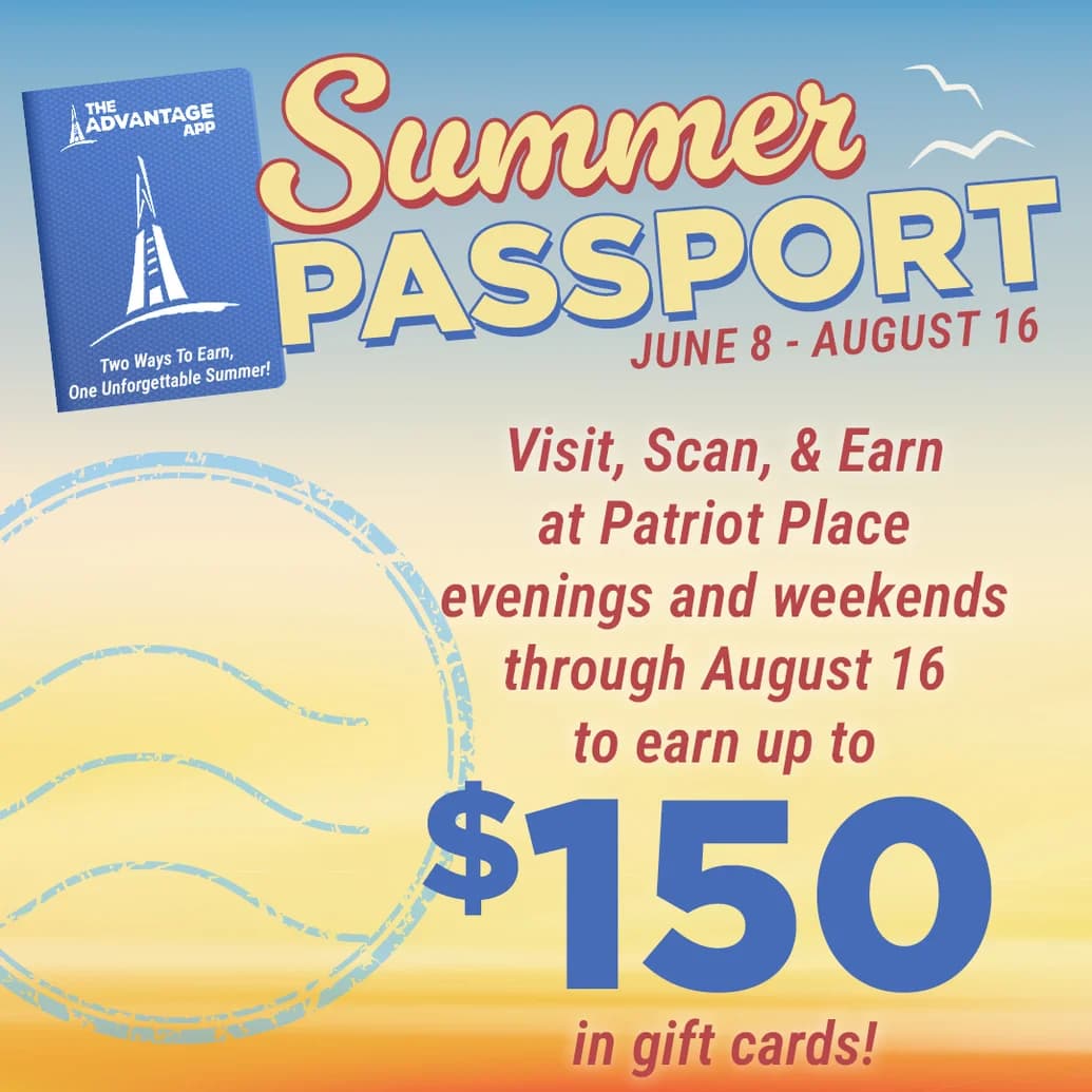 Patriot Place Advantage App Summer Passport