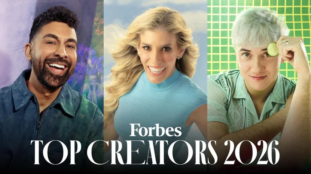 Forbes Top Creators 2026 - Instagramers, YouTubers & Other Digital Creators