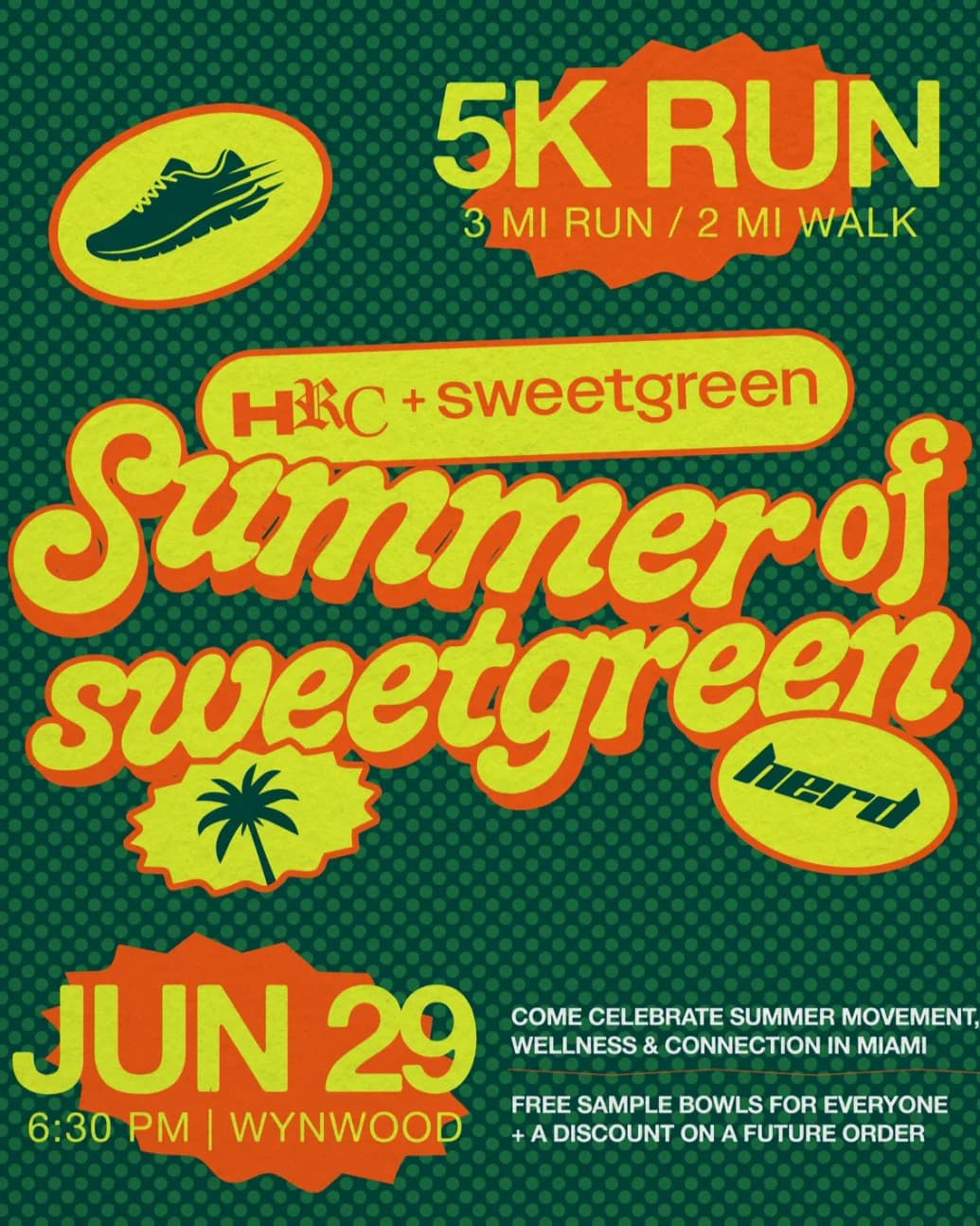 Join Summer of Sweetgreen Kickoff Run by The Herd Run Community