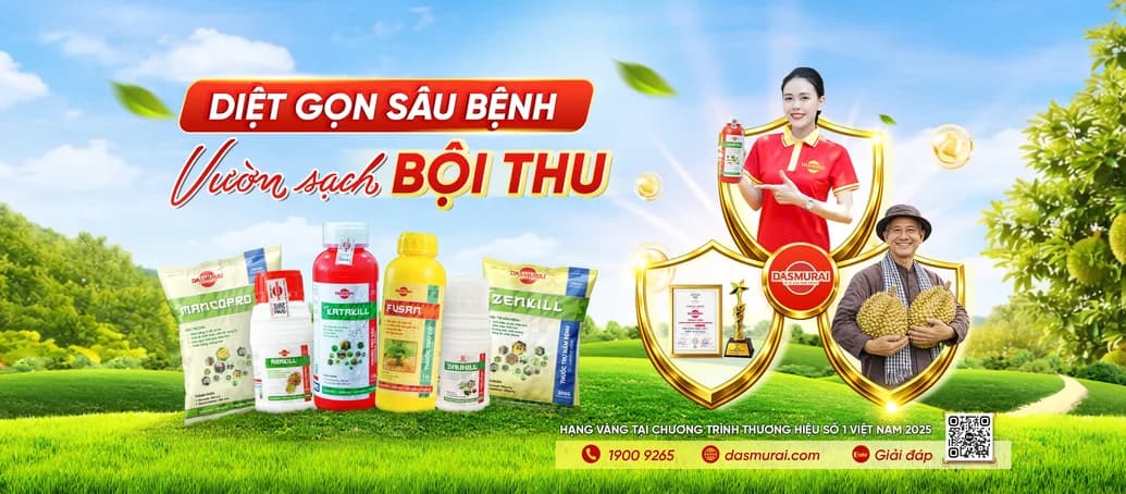 Dasmurai – Giải Pháp Bảo Vệ Cây Trồng Công Nghệ Sinh Học