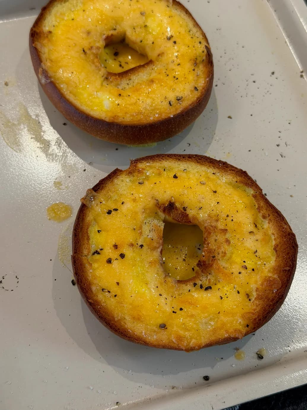 NEW!! 3 Ingredient Cheesy Egg Bagel