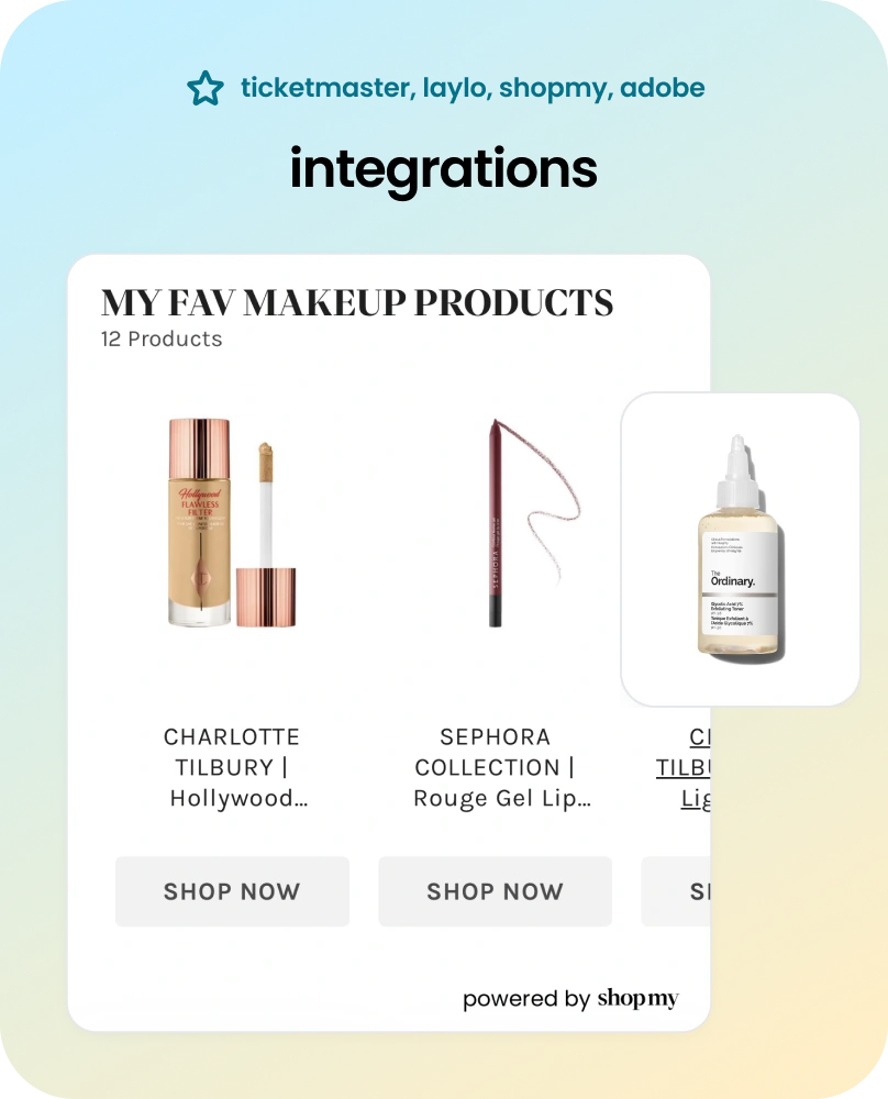 Integrations preview
